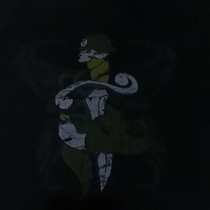 Metal mulisha zip front hoodie